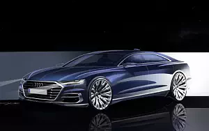 Audi A8 L car sketch    HD 