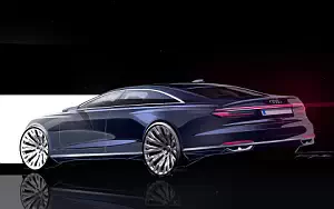 Audi A8 L car sketch    HD 