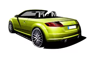 Audi TT Roadster car sketch    HD 