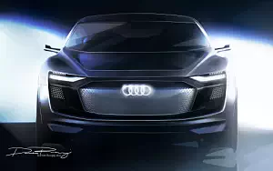 Audi e-tron Sportback Concept car sketch    HD 