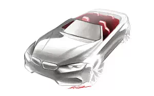 BMW 4-series Convertible car sketch    HD 