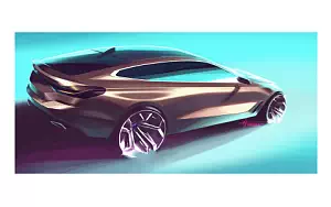 BMW 6-series Gran Turismo car sketch    HD 