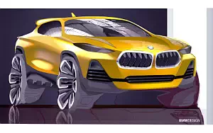 BMW X2 M Sport X car sketch    HD 