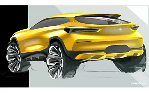 BMW X2 M Sport X car sketch    HD 