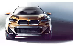 BMW X2 M Sport X car sketch    HD 