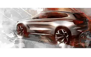 BMW X3 car sketch    HD 