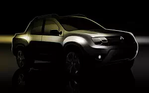 Renault Duster Oroch car sketch    HD 