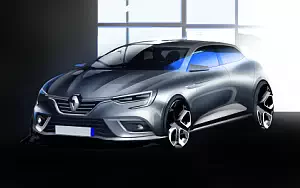 Renault Megane car sketch    HD 