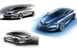 Renault Megane car sketch    HD 