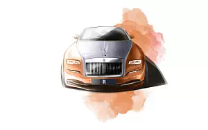 Rolls-Royce Dawn car sketch    HD 