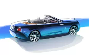 Rolls-Royce Dawn car sketch    HD 