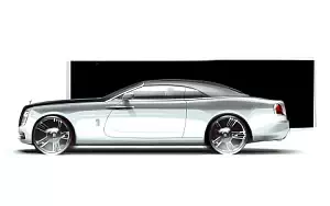 Rolls-Royce Dawn car sketch    HD 