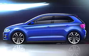 Volkswagen Polo car sketch    HD 