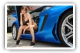Девушки и автомобили Lamborghini
