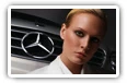Девушки и автомобили Mercedes-Benz