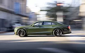 Bentley Flying Spur Hybrid (British Racing Green) US-spec авто обои для рабочего стола