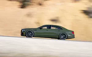 Bentley Flying Spur Hybrid (British Racing Green) US-spec авто обои для рабочего стола