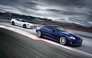 Jaguar XKR Speed and Black Pack wide wallpapers