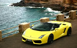 Lamborghini Gallardo LP560-4 Spyder wide wallpapers