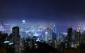 Город Гонконг широкие обои и HD обои