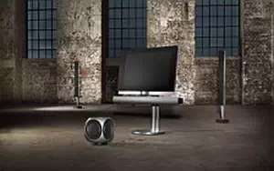 Bang & Olufsen BeoVision 7 40 with BeoLab 7 2 and BeoLab 8000 and BeoLab 2 sub woofer    HD 