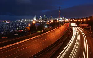 Night city road    HD 