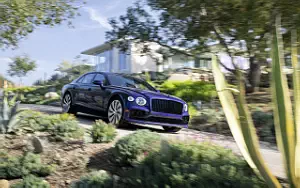 Bentley Flying Spur Hybrid (Azure Purple) US-spec авто обои для рабочего стола