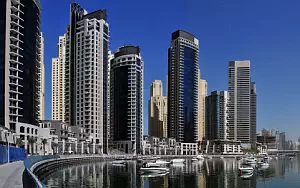 Город Дубай широкие обои и HD обои