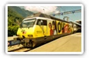 Поезда Швейцарии обои для рабочего стола