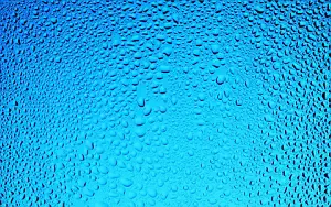 Вода, капли дождя широкие обои и HD обои